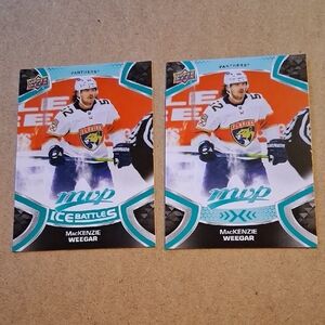 MVP Ice Hockey Trading Cards - MacKenzie Weegar (White/Teal)